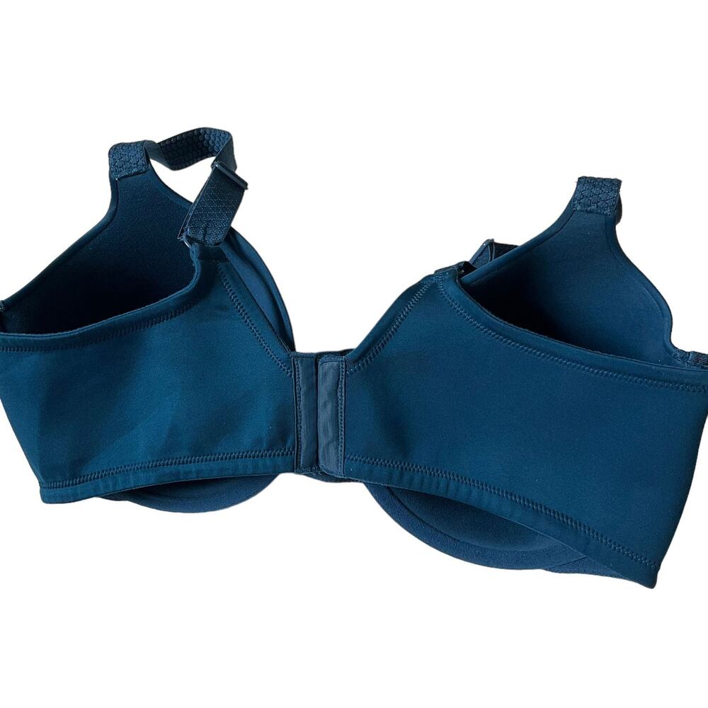 Vanity Fair Blue Lace Trim Underwired Bra Women's Size 38DD | 52-26 - Picture 7 of 7